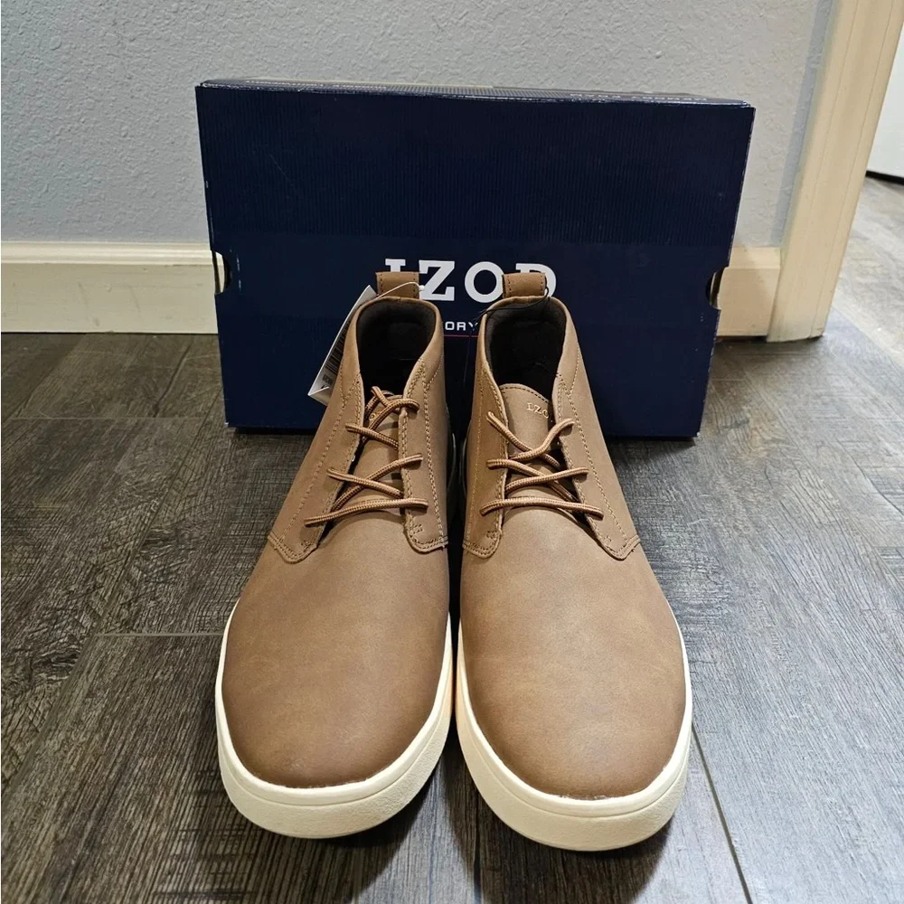 Izod Memory Foam Palmer Style In Brown New In Box